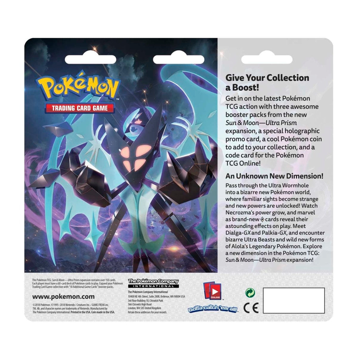 Pokemon TCG: Sun & Moon-Ultra Prism 3 Booster Packs