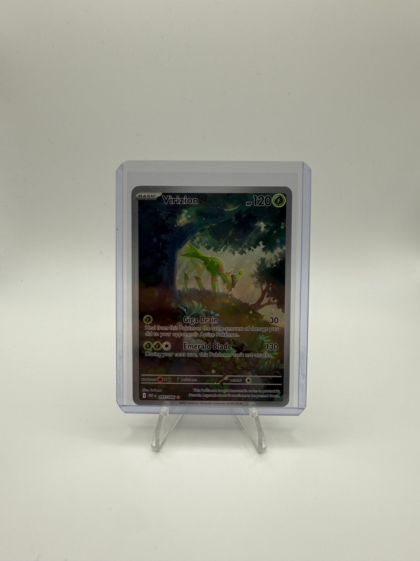 Virizion #095 - White Flare - Near Mint