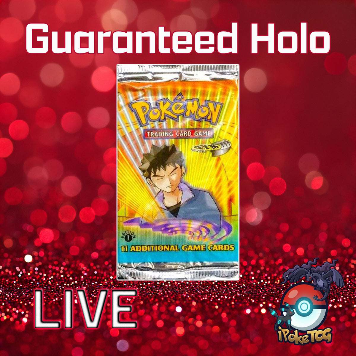 Pokemon TCG: Vintage-**Guaranteed Holo** Booster Packs *(Bounty)*