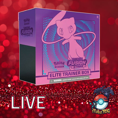 Pokemon TCG: Sword & Shield-Fusion Strike Elite Trainer Box
