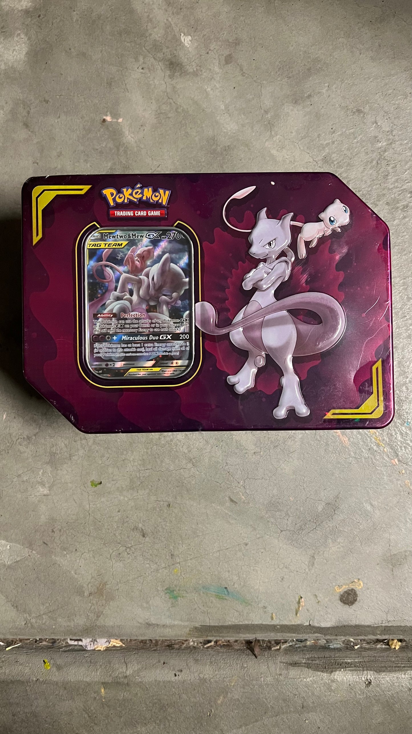 Power Partnership Tin: Mewtwo & Mew GX Tag Team