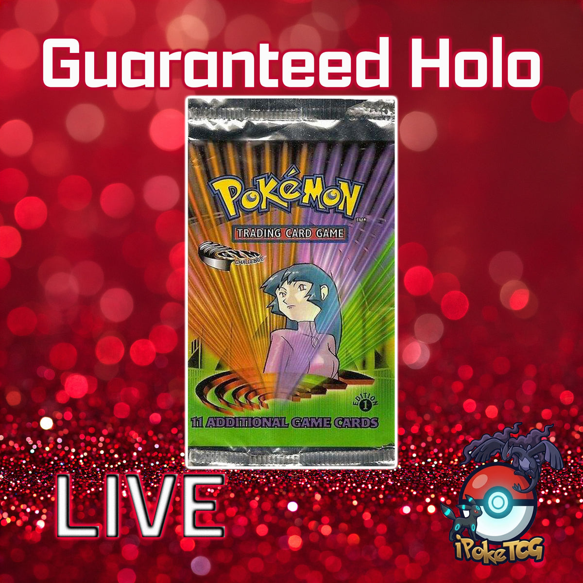 Pokemon TCG: Vintage-**Guaranteed Holo** Booster Packs *(Bounty)*