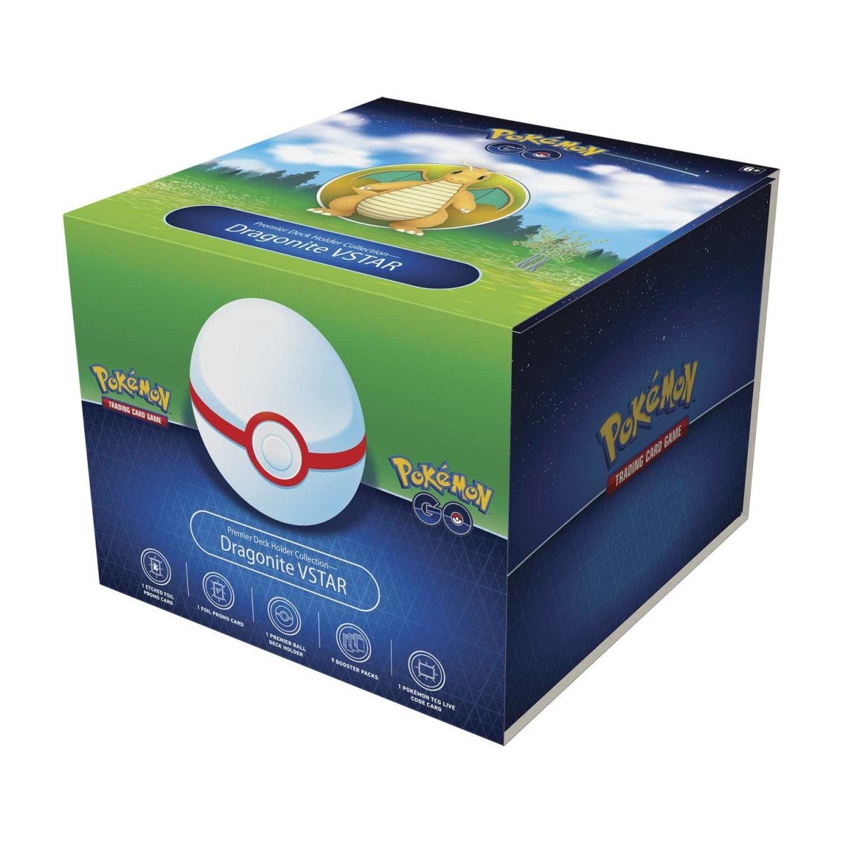 Pokemon TCG: Pokemon GO Premier Deck Holder Collection (Dragonite VSTAR)