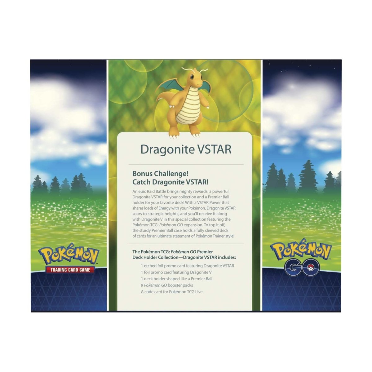 Pokemon TCG: Pokemon GO Premier Deck Holder Collection (Dragonite VSTAR)