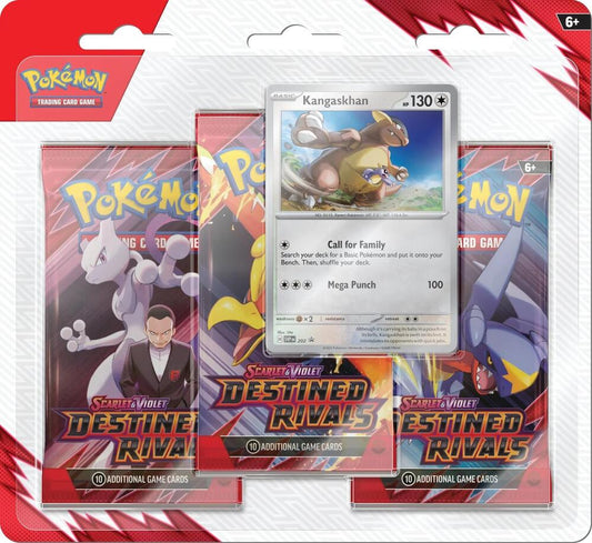 Pokemon TCG: Scarlet & Violet-Destined Rivals 3 Pack Blister