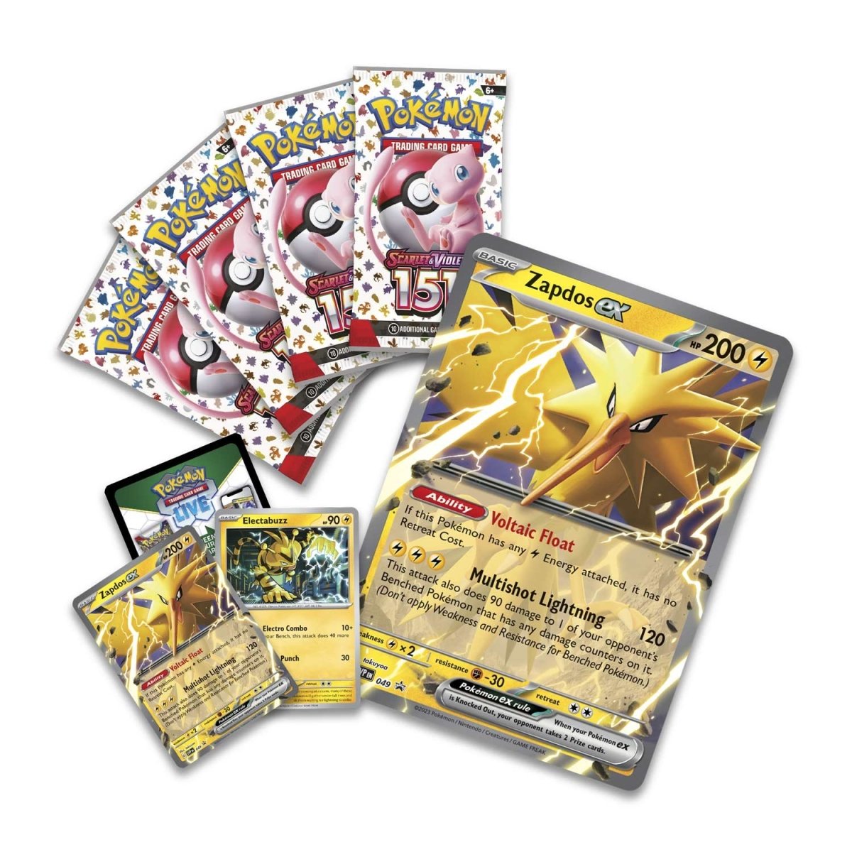 Pokemon TCG: Scarlet & Violet-151 Collection (Zapdos ex)