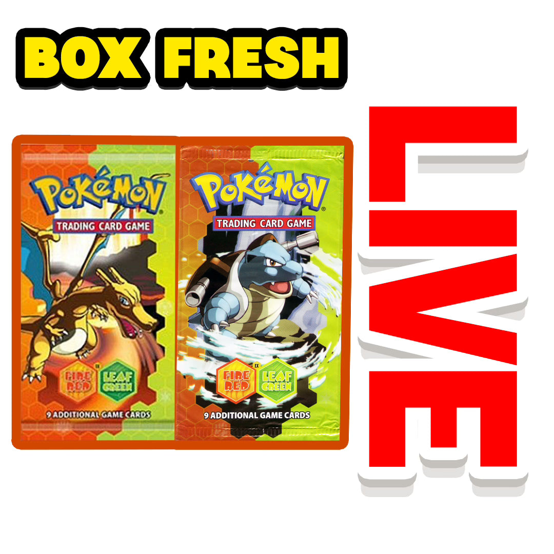 (2004) EX Fire Red & Leaf Green Booster Pack *(Box Fresh)*