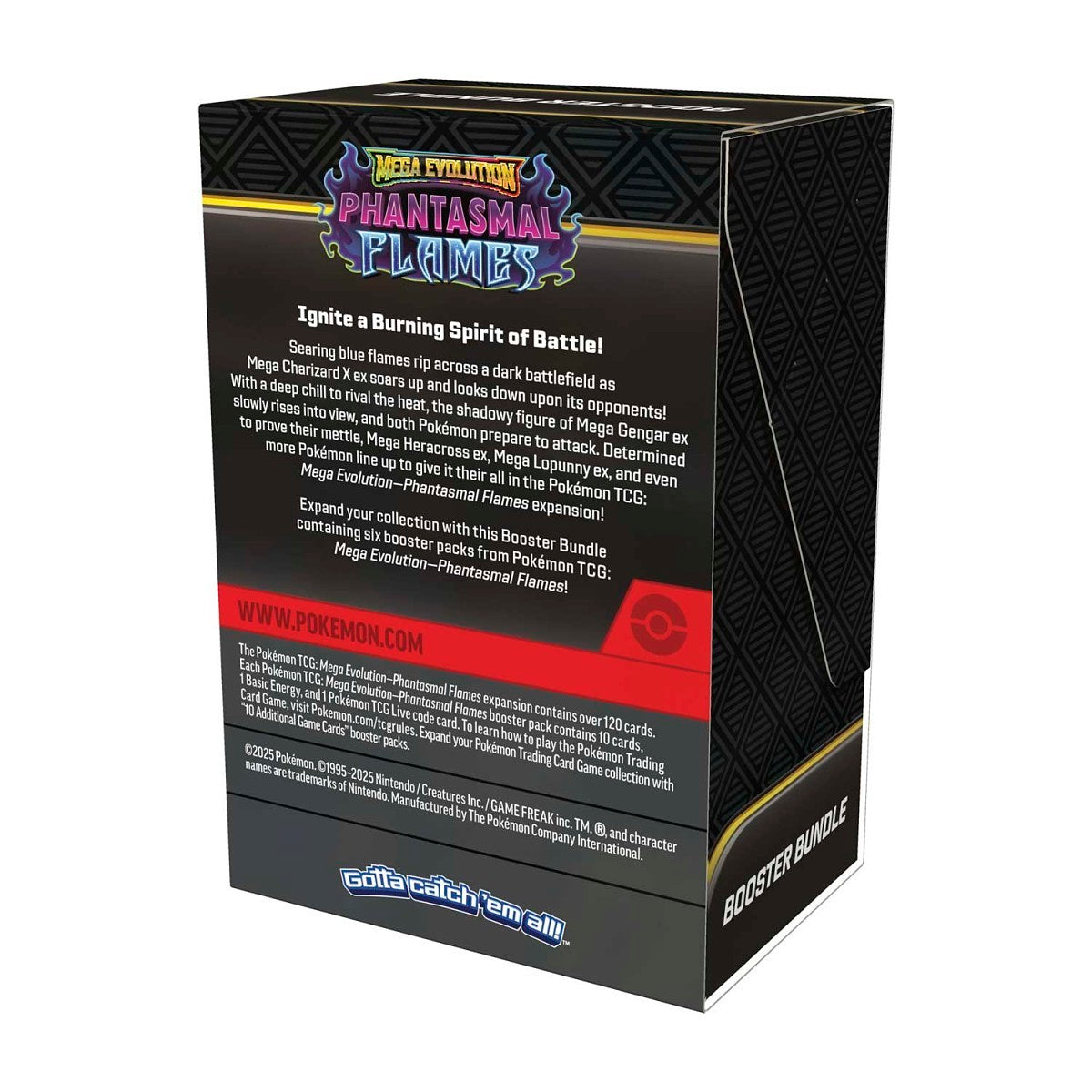 Pokemon TCG: Mega Evolution-Phantasmal Flames Booster Bundle (6 Packs)