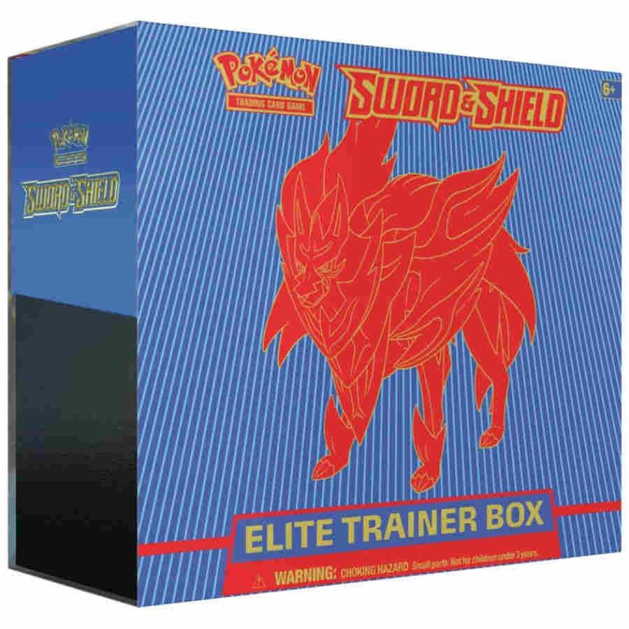 Pokemon TCG: Sword & Shield Base Set Elite Trainer Box (Zacian/Zamazenta)
