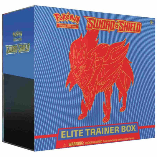Pokemon TCG: Sword & Shield Base Set Elite Trainer Box (Zacian/Zamazenta)