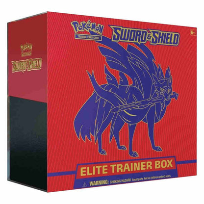 Pokemon TCG: Sword & Shield Base Set Elite Trainer Box (Zacian/Zamazenta)