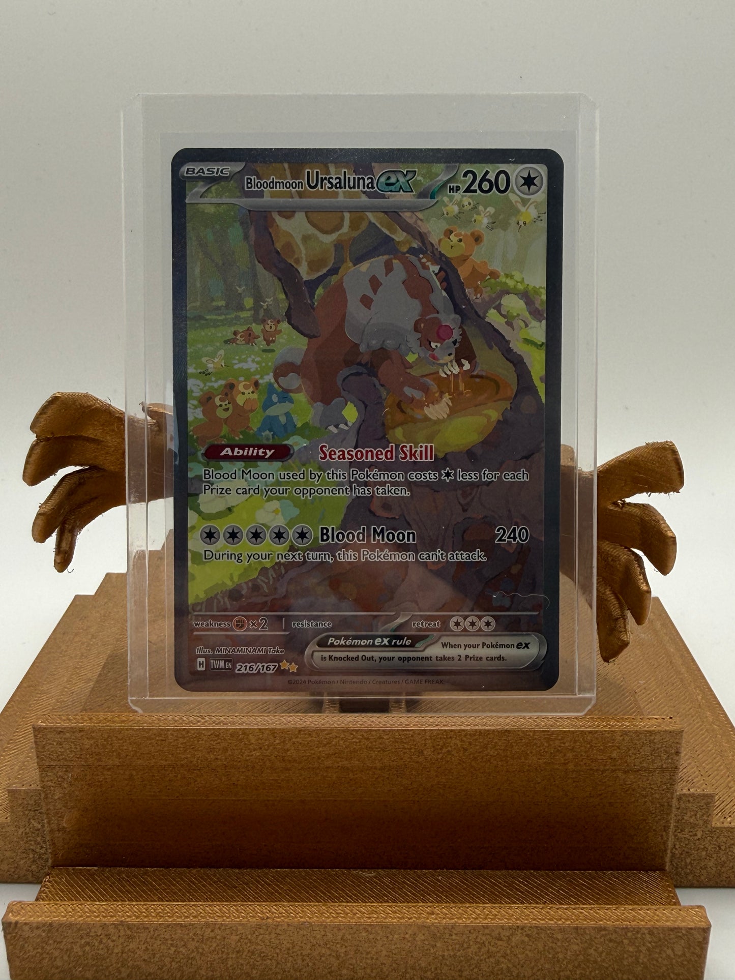 Blood Moon Ursaluna EX #216 - Twilight Masquerade - Near Mint