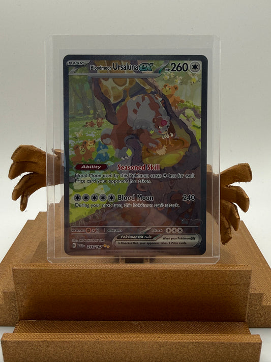 Blood Moon Ursaluna EX #216 - Twilight Masquerade - Near Mint