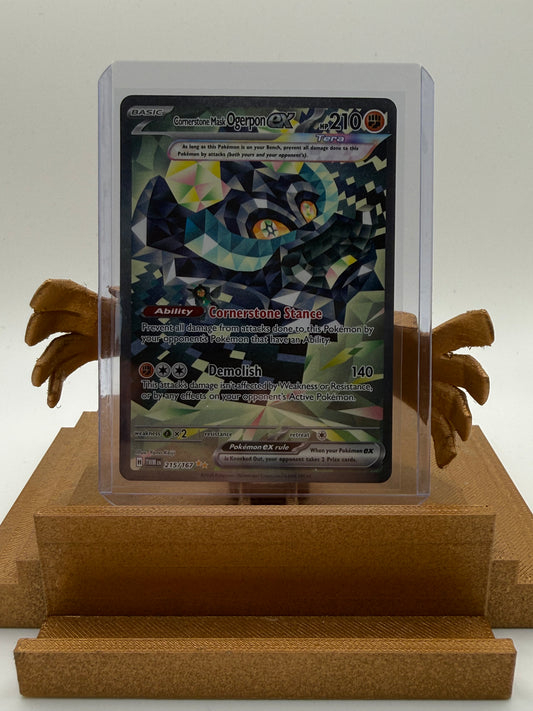 Cornerstone Mask Ogerpon EX #215 - Twilight Masquerade - Near Mint