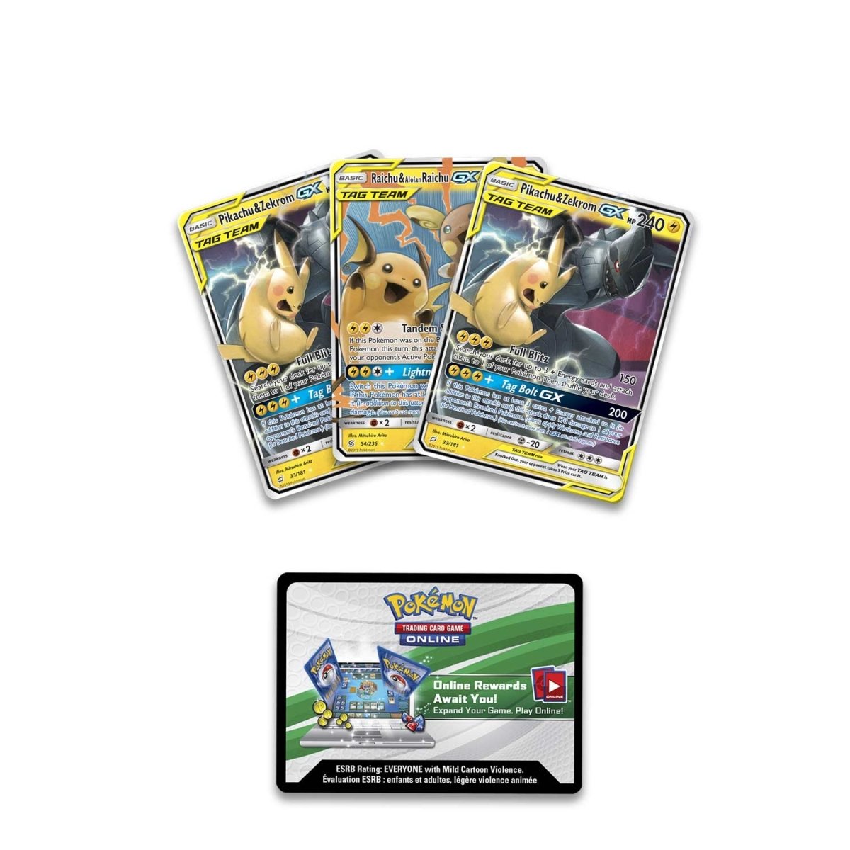 Pokemon TCG: Pikachu & Zekrom-GX League Battle Deck