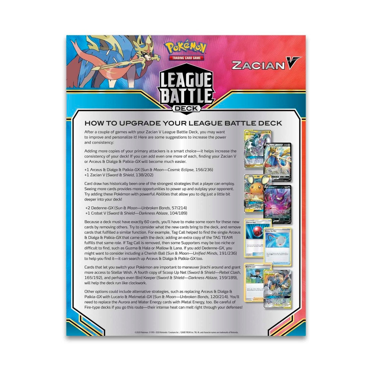 Pokemon TCG: Zacian V League Battle Deck