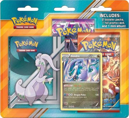 Pokemon TCG: (2015) Goodra Mini Album 2-Pack Blister (XY Phantom Forces / XY Primal Clash)