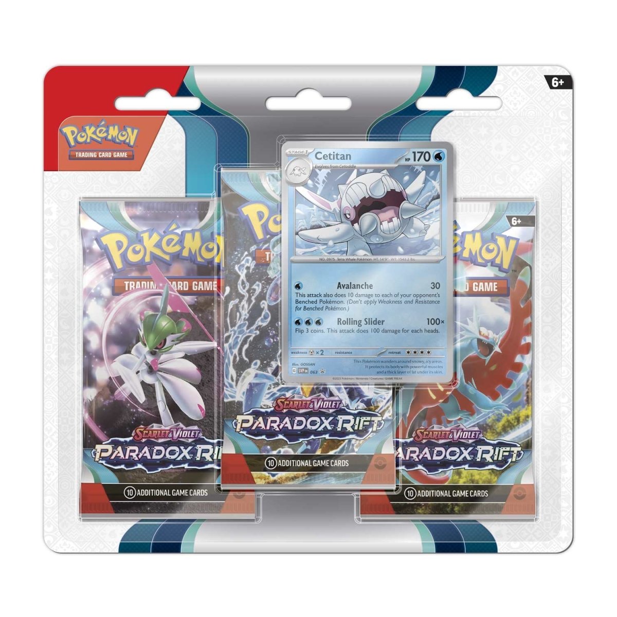 Pokemon TCG: Scarlet & Violet-Paradox Rift 3 Booster Packs