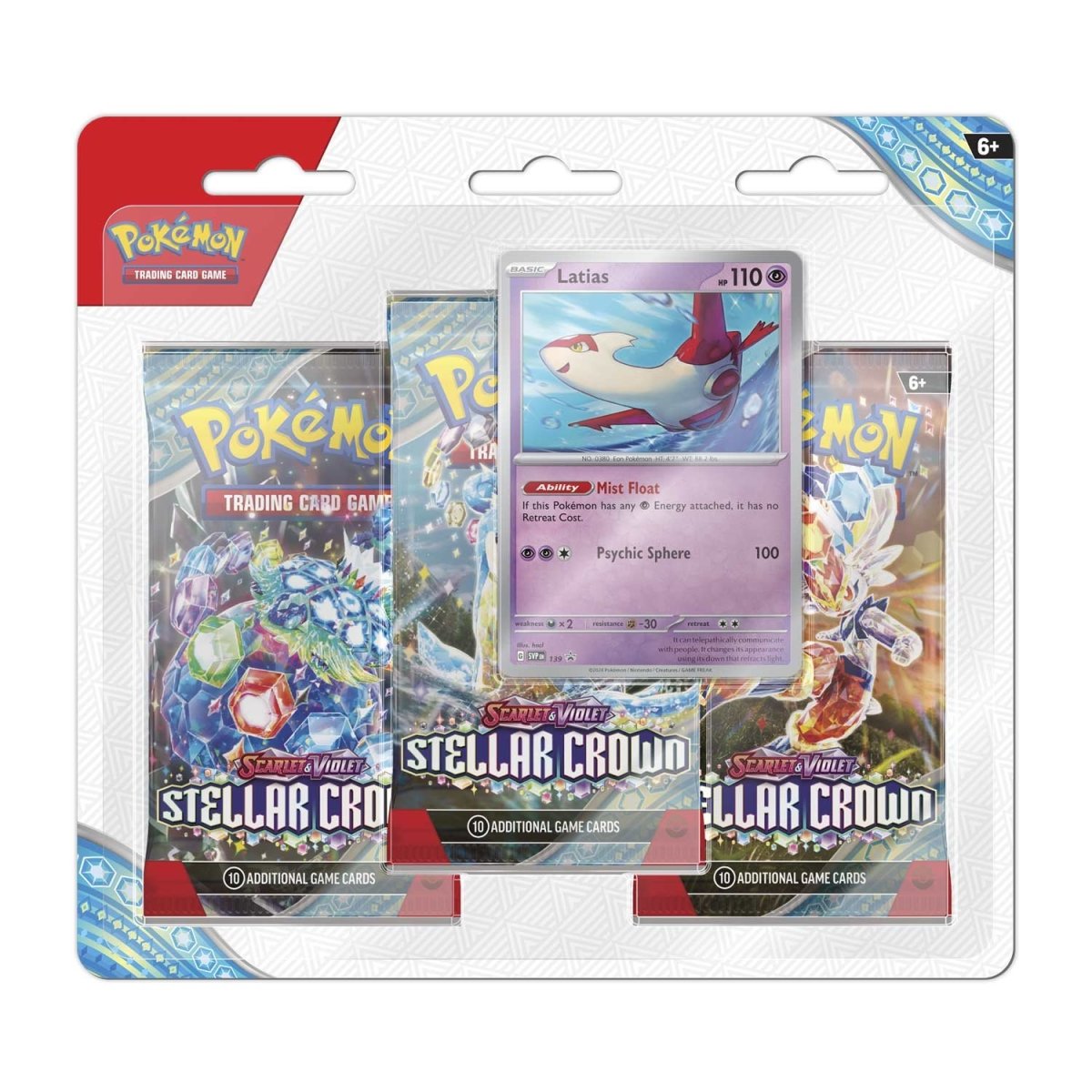 Pokemon TCG: Scarlet & Violet-Stellar Crown 3 Booster Packs