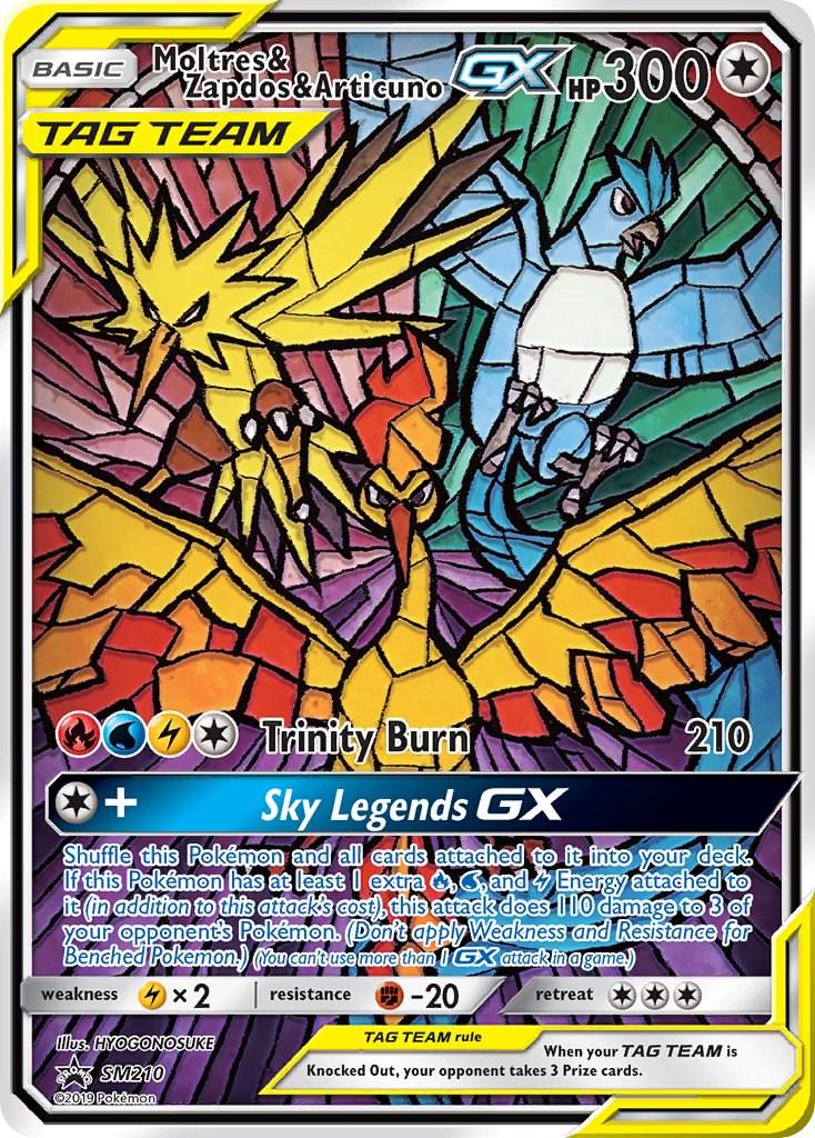 Pokemon TCG: Hidden Fates (Moltres & Zapdos & Articuno GX - SM Promos (SMP)