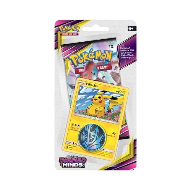 Sun & Moon—Unified Minds Booster with Pikachu Foil Card and Coin