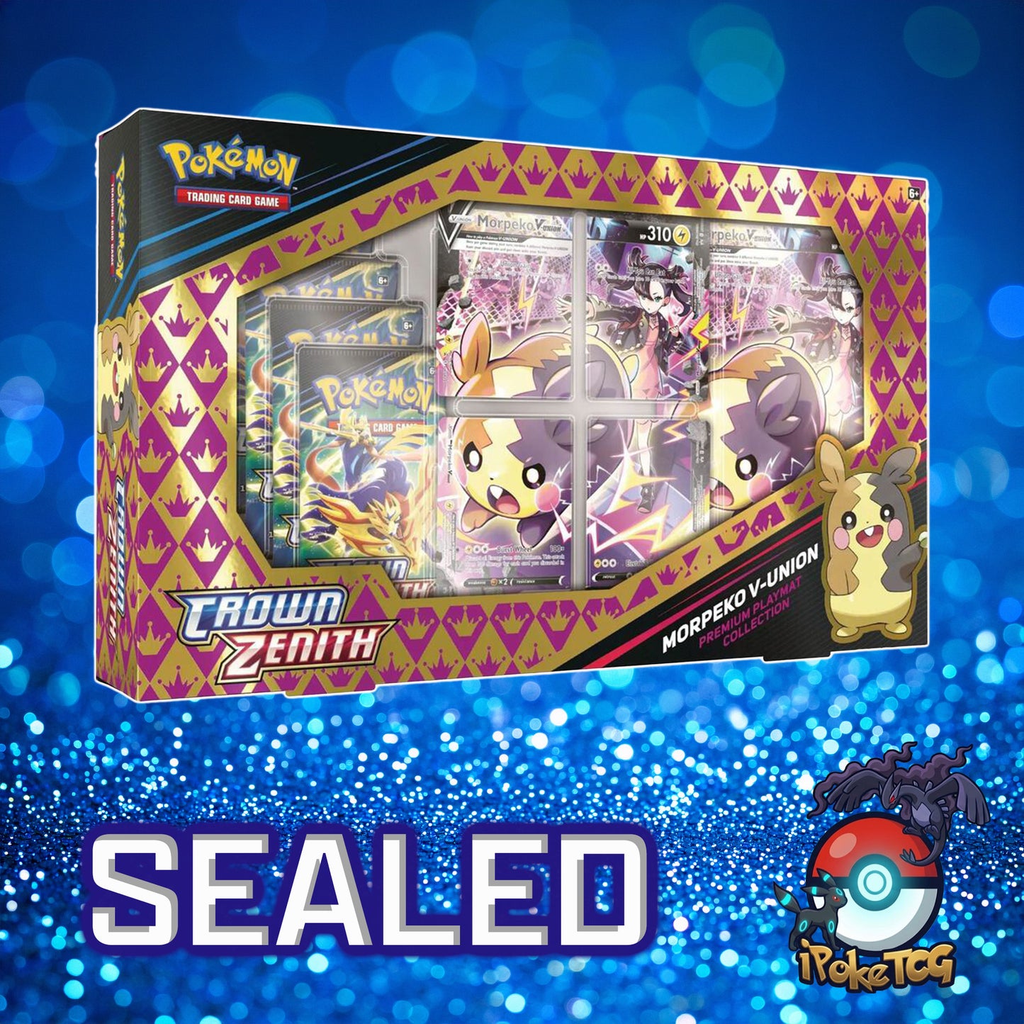Pokemon TCG: Morpeko V-UNION Premium Playmat Collection