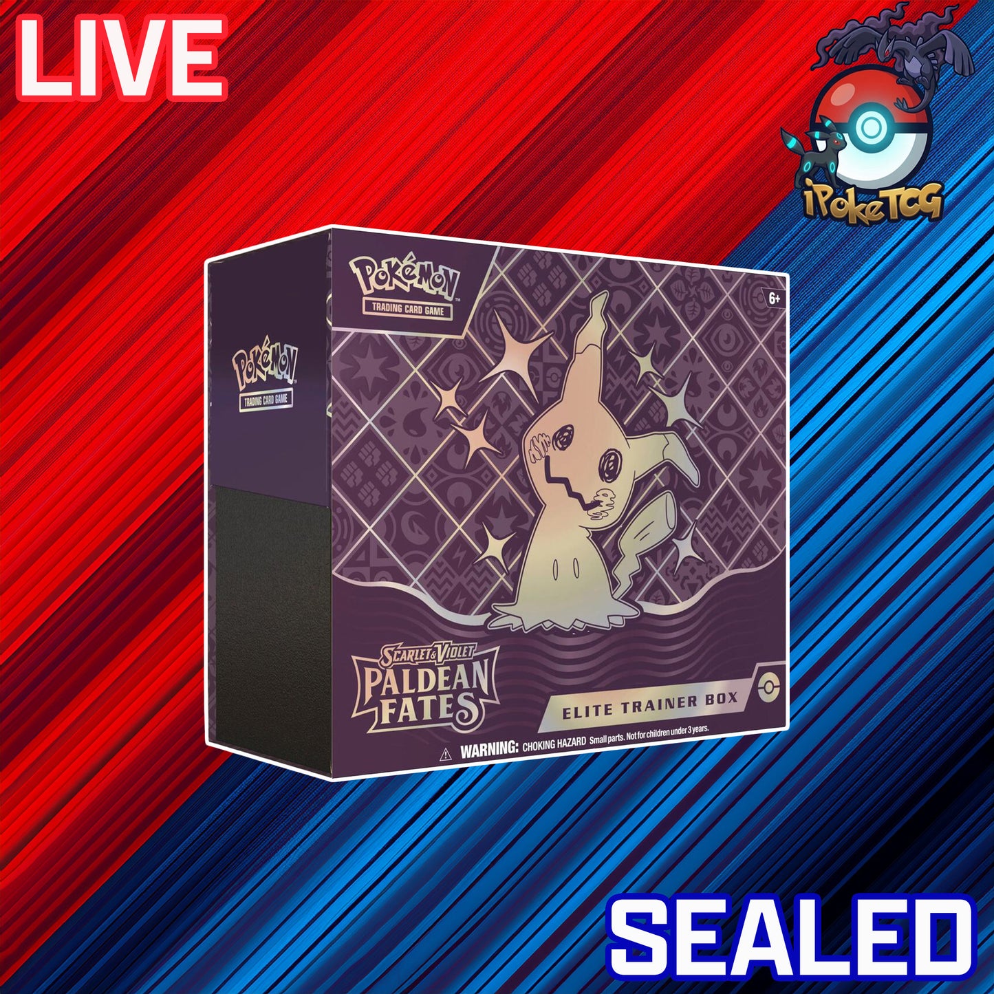 Pokemon TCG: Scarlet & Violet-Paldean Fates Elite Trainer Box