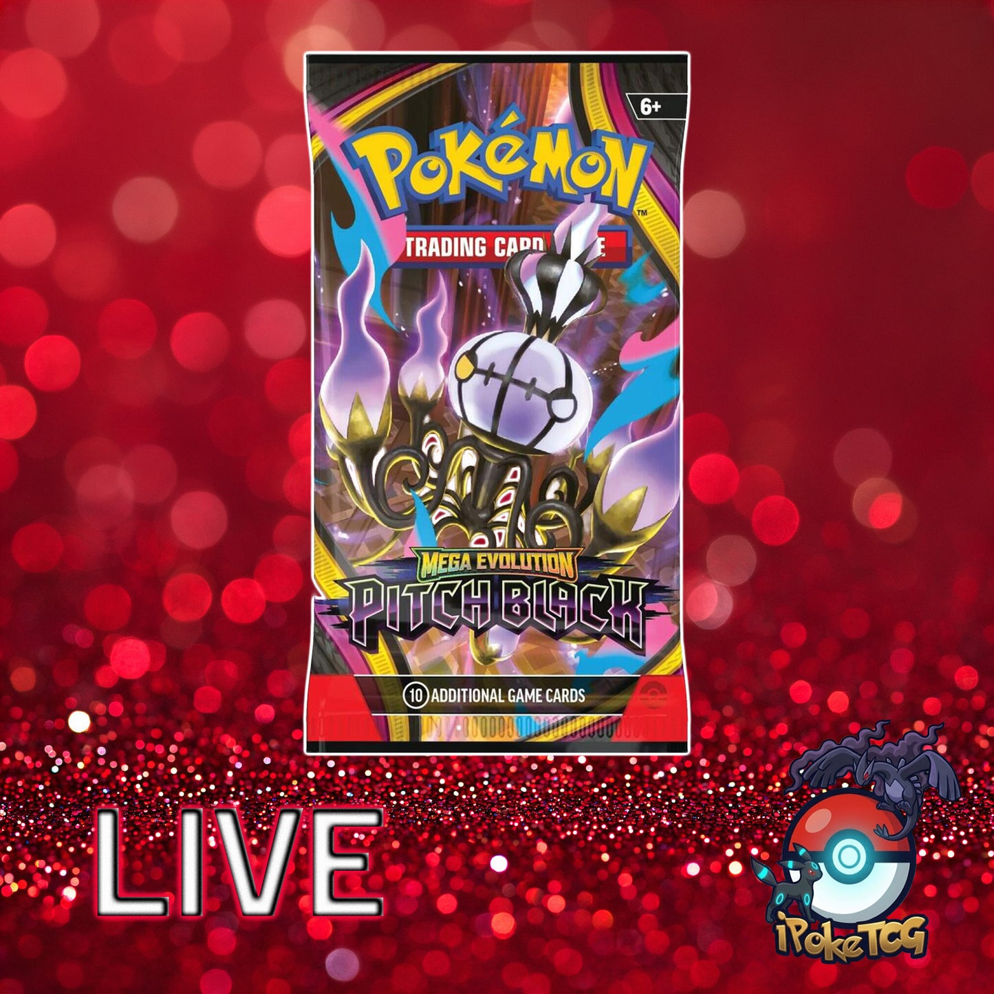 Pokemon TCG: Mega Evolution-Pitch Black Booster Pack