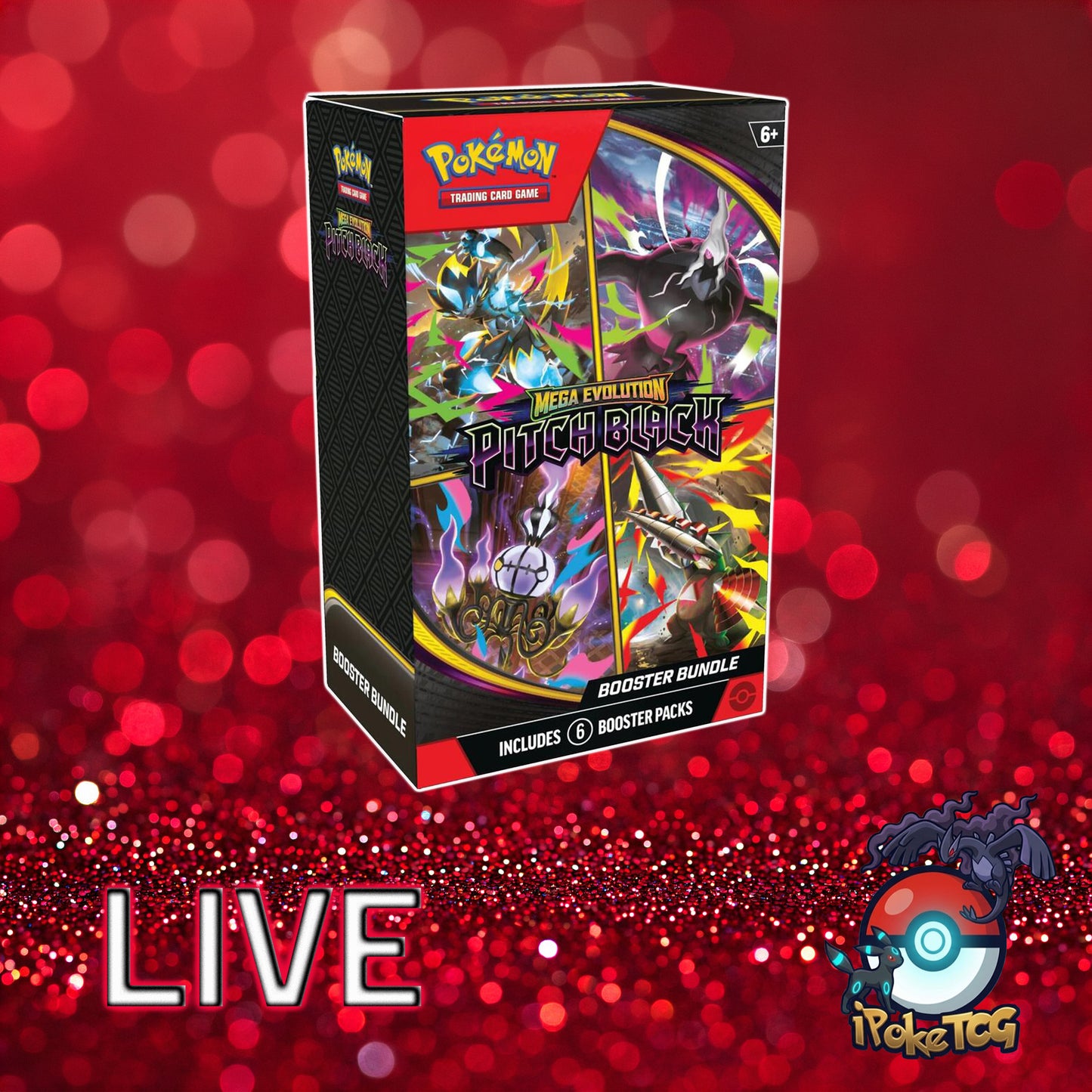 Pokemon TCG: Mega Evolution-Pitch Black Booster Bundle