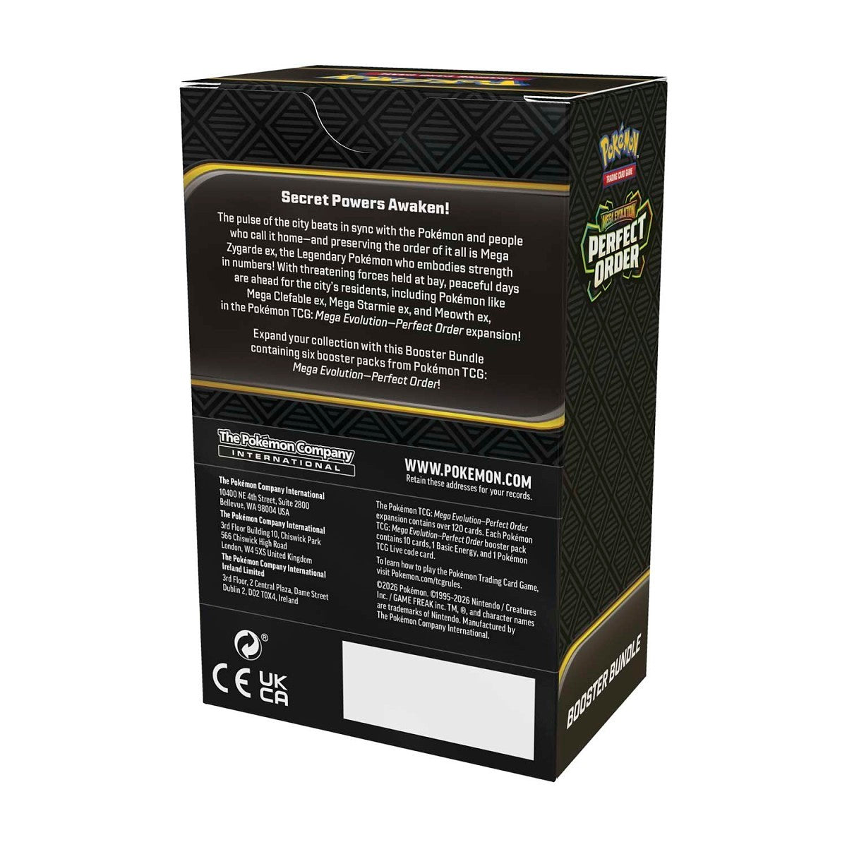 Pokemon TCG: Mega Evolution-Perfect Order Booster Bundle