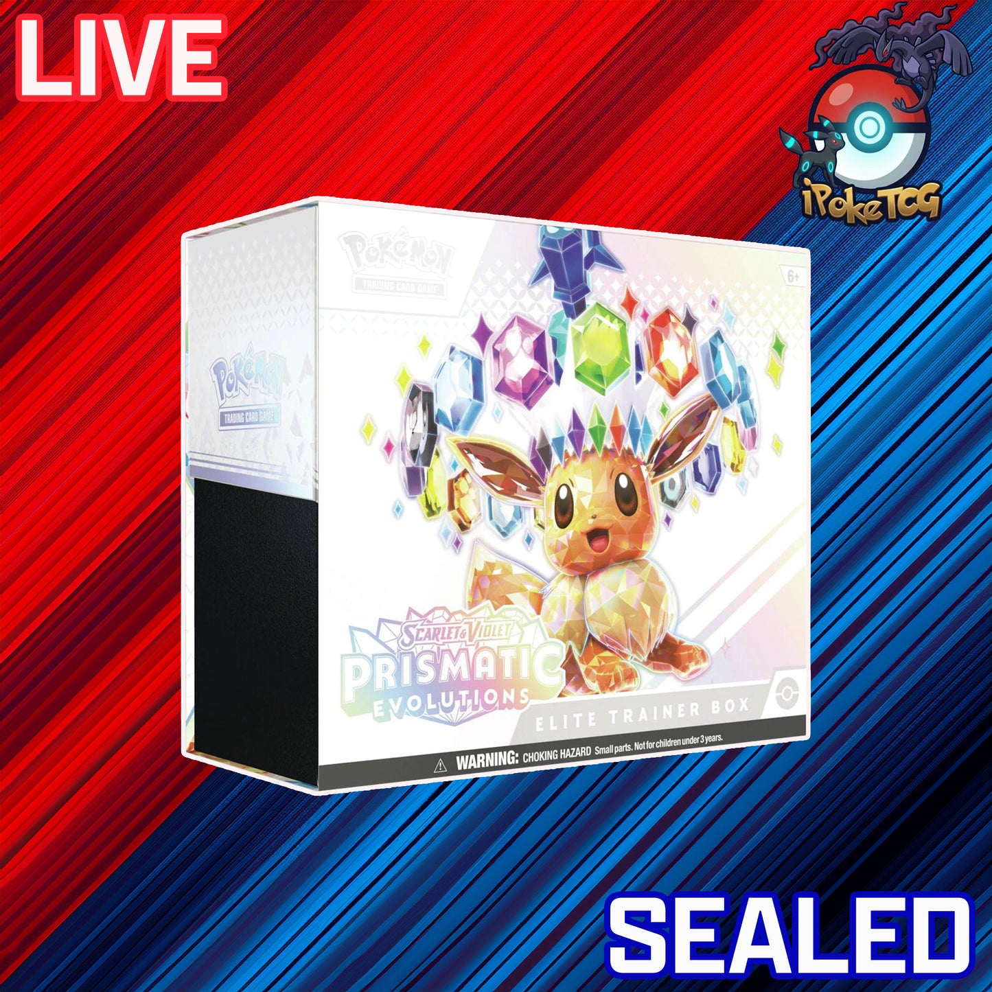 Pokemon TCG: Scarlet & Violet-Prismatic Evolutions Elite Trainer Box