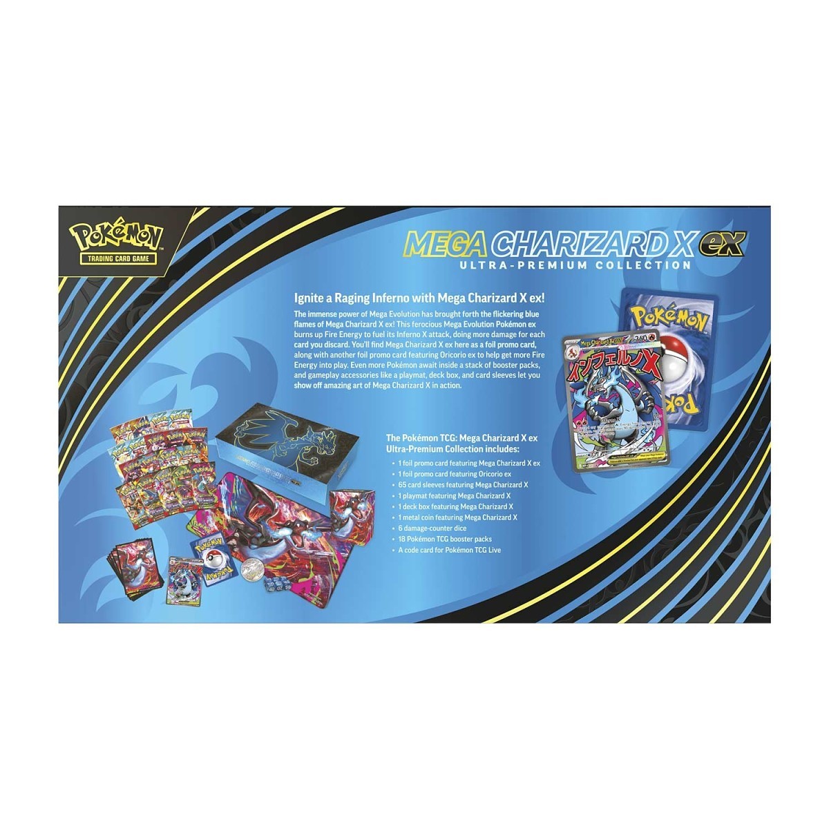 Pokemon TCG: Mega Charizard X ex Ultra Premium Collection