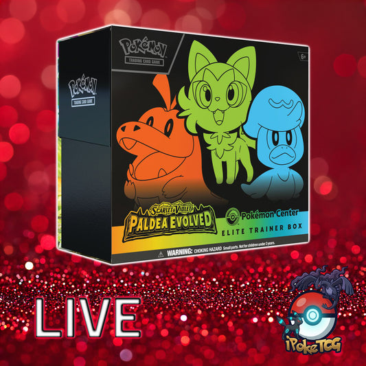 Pokemon TCG: Scarlet & Violet-Paldea Evolved *Pokemon Center* Elite Trainer Box