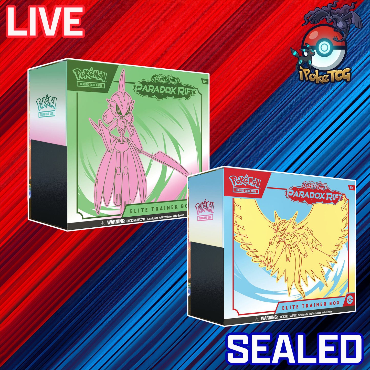 Pokémon TCG: Scarlet & Violet-Paradox Rift Elite Trainer Box (Copy)