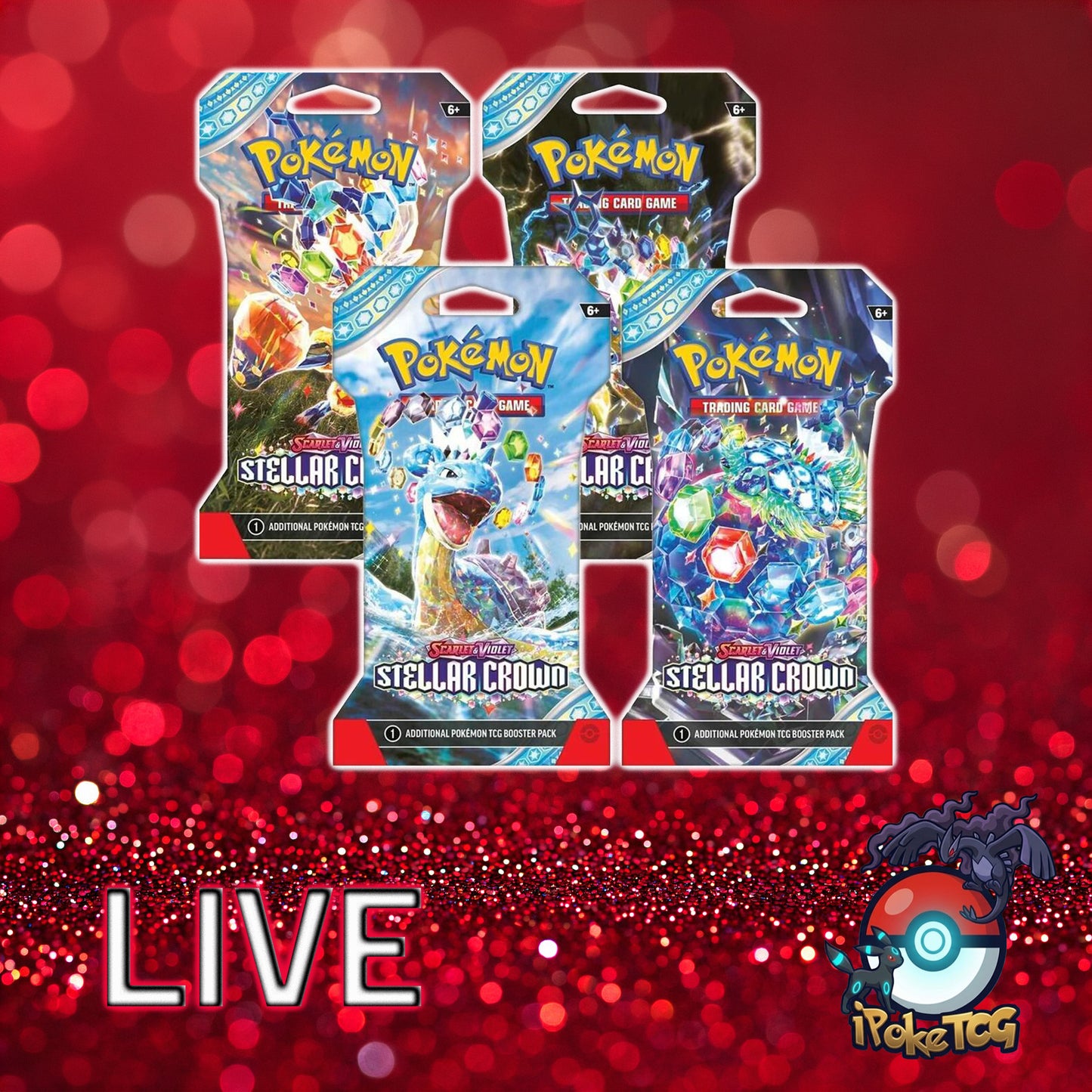 Pokemon TCG: Scarlet & Violet-Stellar Crown Sleeved Booster Pack