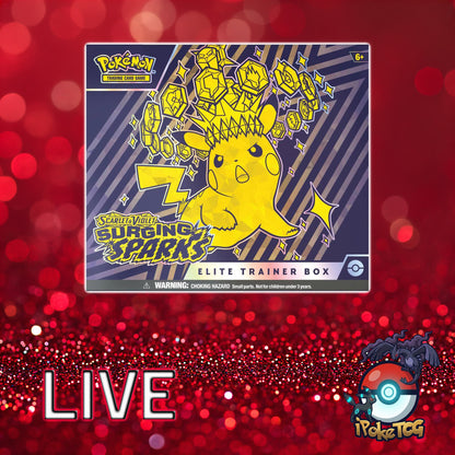 Pokemon TCG: Scarlet & Violet-Surging Sparks Elite Trainer Box