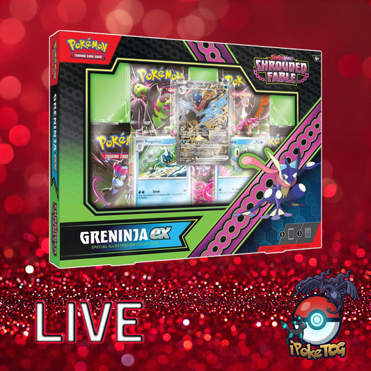 Pokemon TCG: Scarlet & Violet-Shrouded Fable Greninja/Kingdra ex Special Illustration Collection