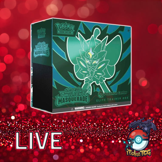 Pokemon TCG: Scarlet & Violet-Twilight Masquerade *Pokemon Center* Elite Trainer Box