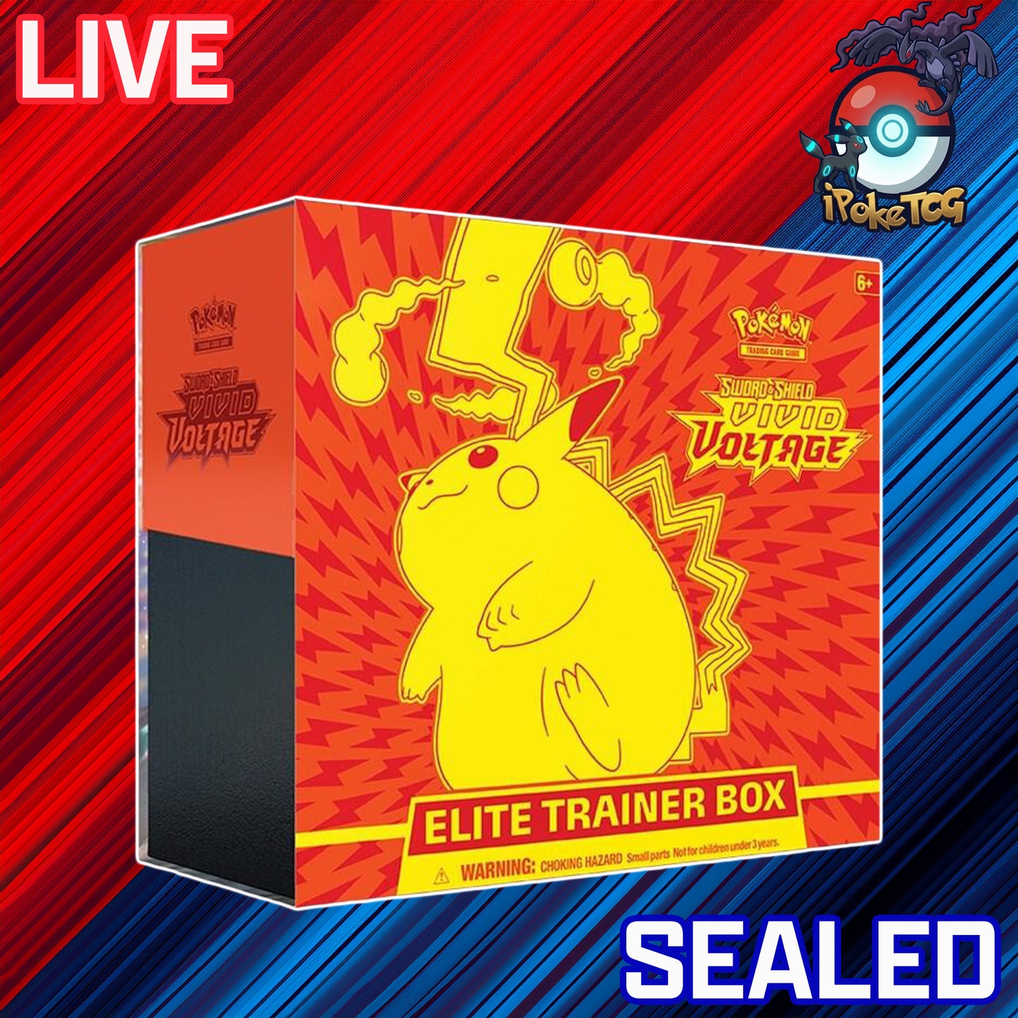 Pokemon TCG: Sword & Shield-Vivid Voltage Elite Trainer Box