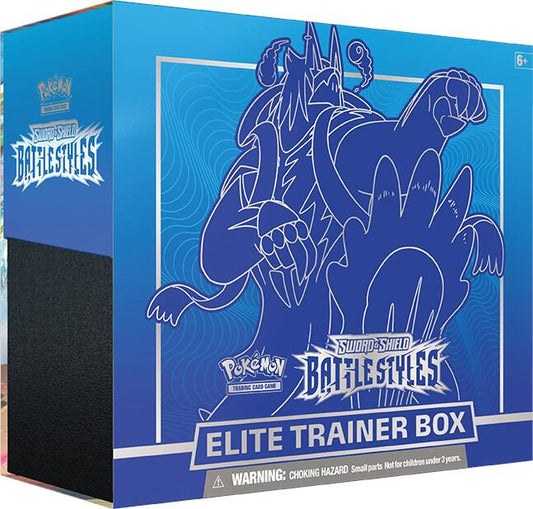 Pokemon TCG: Sword & Shield-Battle Styles Elite Trainer Box (Blue)