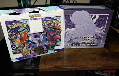 Sealed Error Pokemon Center Chilling Reign Elite Trainer Box + Apology Packs