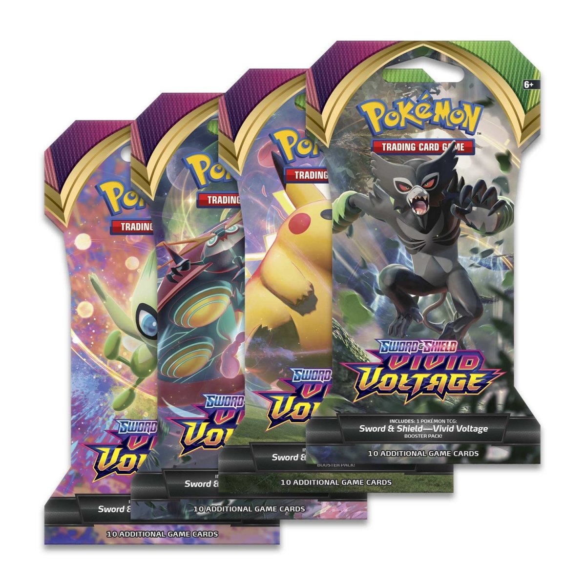 Pokemon TCG: Sword & Shield-Vivid Voltage Sleeved Booster Pack