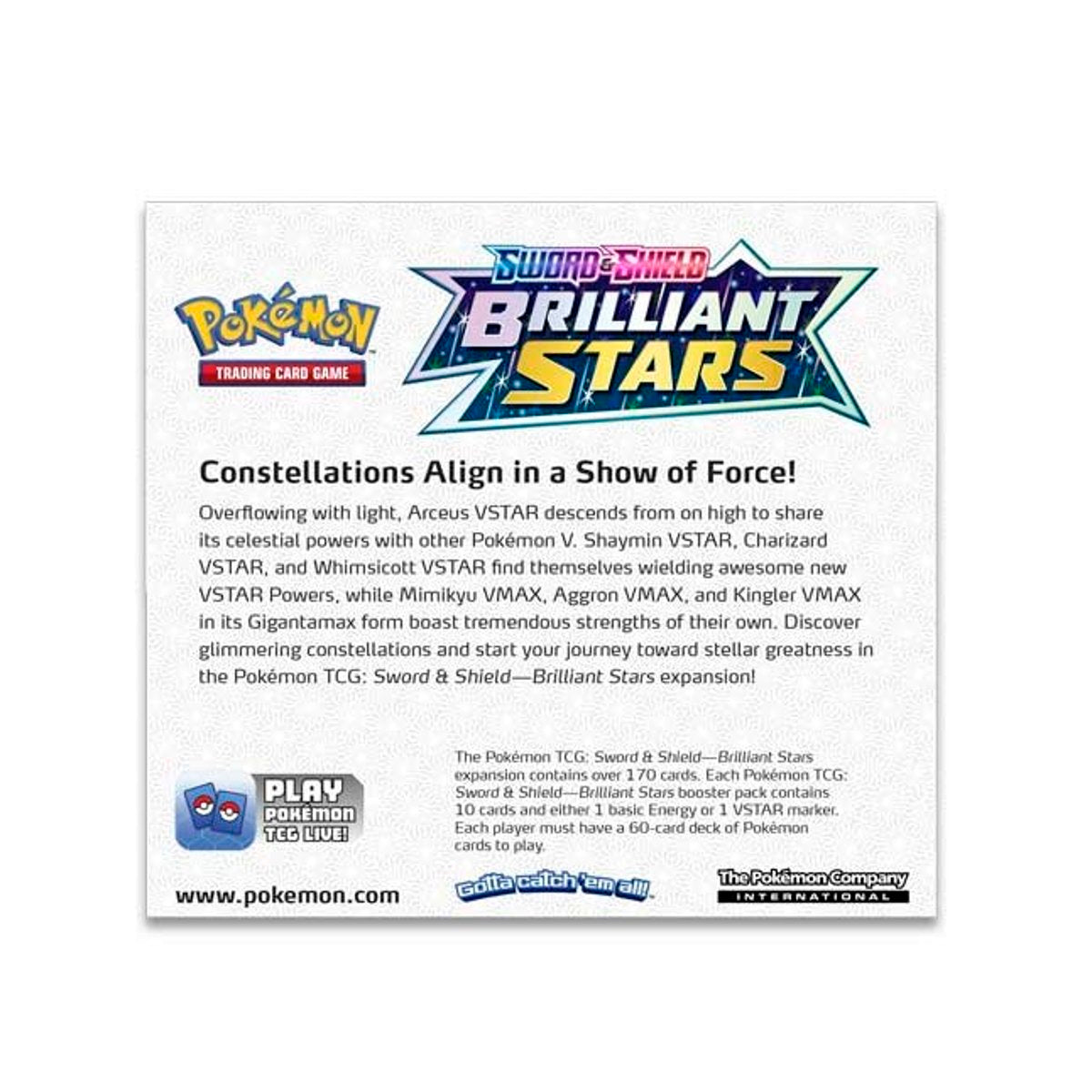 Pokemon TCG: Sword & Shield - Brilliant Stars Booster Box (36 Packs)