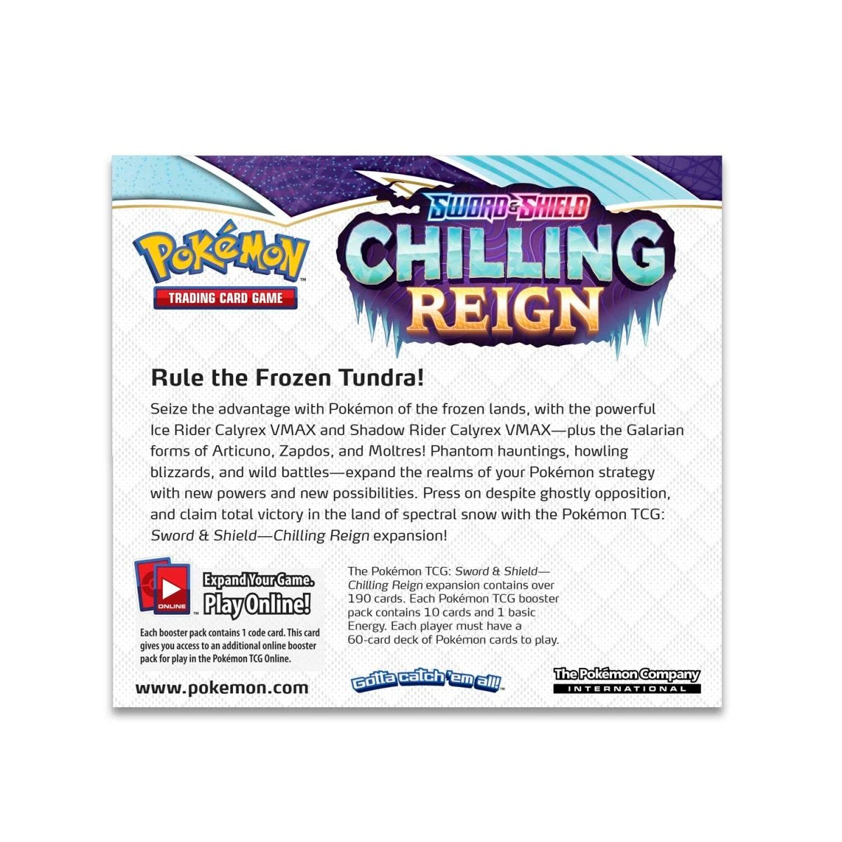 Pokemon TCG: Sword & Shield-Chilling Reign Booster Box *(Bounty)*